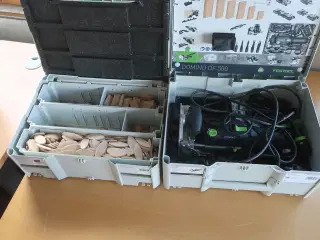 Samlingsfræser FESTOOL DOMINO DF 500 m. tilbehør