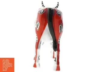 Cow-parade,  med kunstnerisk design (str. 31 cm)