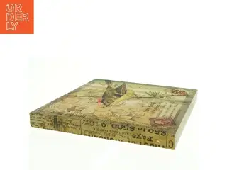 Dekorativt vægophæng med vintage motiv (str. 30,5 x 30,5 cm)