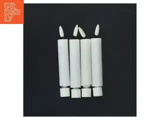 Elektriske stearinlys, 4 styk (str. 14 cm. 4 styk)