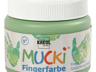 Mucki Fingermaling, grøn, 150ml/ 1 ds.