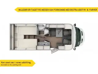 2025 - Etrusco V 6.6 SF   Lækker Autocamper som kun er 214 cm bred fra Hinshøj Caravan.