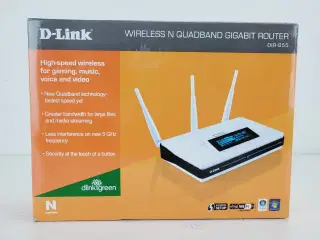 Router - trådløst internet med D-Link DIR-855 