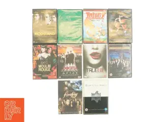 10 forskellige film/serier (DVD)