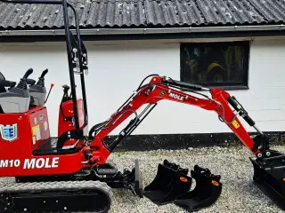 MOLE M10 / Yanmar motor / fabriksny med skovle