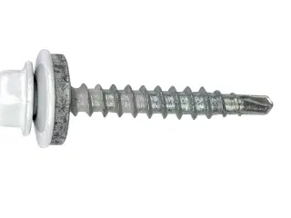 Farmerskrue Hvid FARM+ HEX 4,8 x 20 mm - 200 Stk