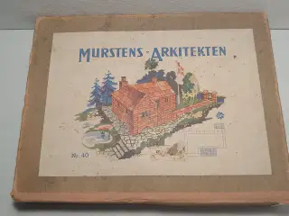 Murstens Arkitekten. Sjældent miniature byggesæt.