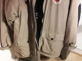 Herre frakke  3/4 lysebrun 