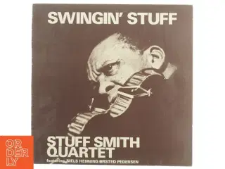 Swingin&#39; Stuff vinylplade af Stuff Smith Quartet (str. 31 x 31 cm)