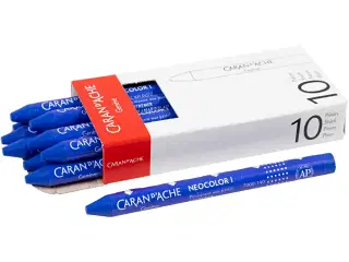 CARAN D’ACHE Neocolor I Vokspastel, Ultralysende 10 stk.
