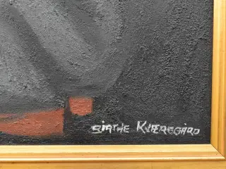Maleri af Birthe Kjærsgaard (f. 1949-)