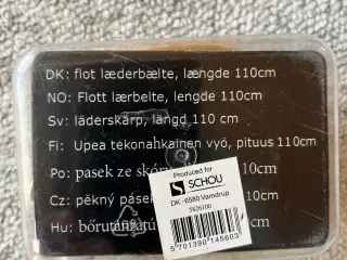 Bælte læder