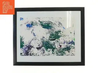 Abstrakt maleri i ramme (str. 55x45 cm)