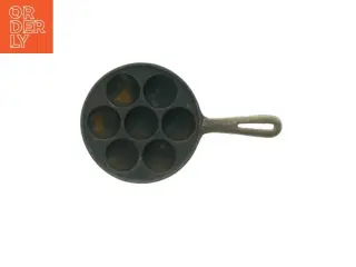 Æbleskivepande i støbejern (str. Ø)