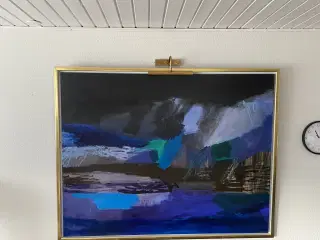 Maleri Roskilde Fjord af Lars Lundgren 140*110 cm 