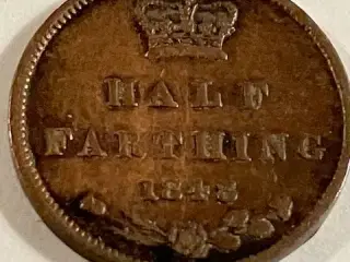 Half Farthing 1843 England