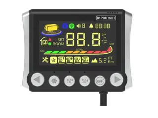 WIFI Bluetooth LCD Display til kinafyr