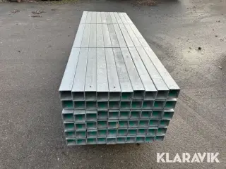 Stål stolper 60 styk 80x80x2x2500mm