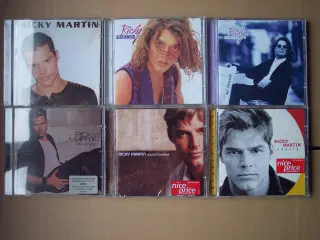 .RICKY  MARTIN  CDer sælges stykvis Velholdte orig