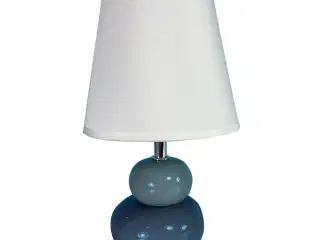 Bordlampe Versa Blå Keramik Tekstil (15 x 22,5 x 9,5 cm)