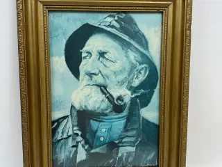 Retro billede 'Fiskeren'