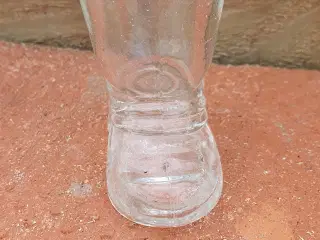 Støvle formet snapseglas