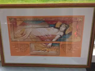 Romersk kunstplakat - Cleopatra liggende