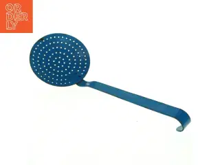 Blå emajle hulske (str. Længde af håndtag. 28 cm. ø. 12,5 cm)