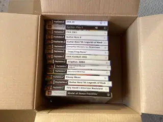 15 stk PS2 spil som jeg sælger til 150 kr.