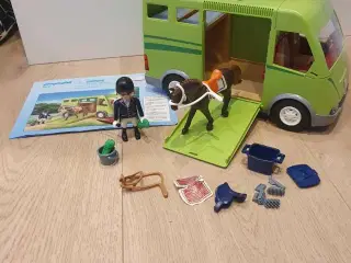 Playmobil - hestestald + tilbehør