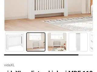 2.stk. Radiatorskjuler MDF 112 cm - Hvidt 