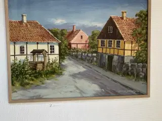 Louis Bendtsen maleri Gudhjem Bornholm