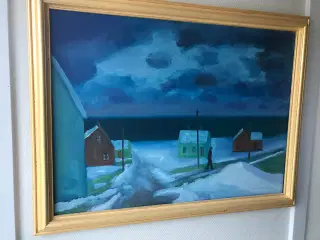 "Vintereftermiddag ved Havet, 1965  K.Kristensen
