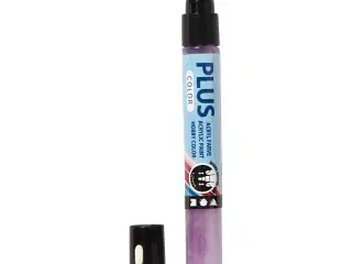 Plus Color Tusch, L: 14,5 cm, streg 1-2 mm, dark lilac, 5,5 ml, 1 stk.