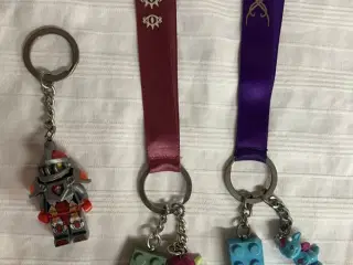 3 LEGO nøgleringe 