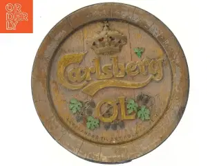 Carlsberg øl vægdekoration fra Carlsberg (str. Ø 41 cm)