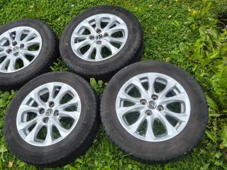 15" alufælge med sommer dæk