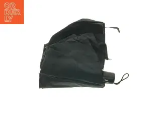 Sort sammenklappelig paraply (str. 24 cm)
