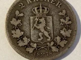 2 Kroner 1878 Norge