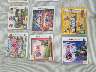 2 Nintendo 3DS XL, som nye, med spil og hardbags