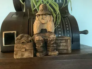Gamle træ figurer