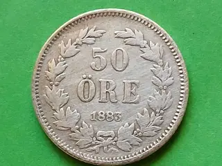 Svensk 25 øre 1883