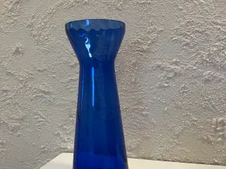 Blå hyacintglas med optiske striber