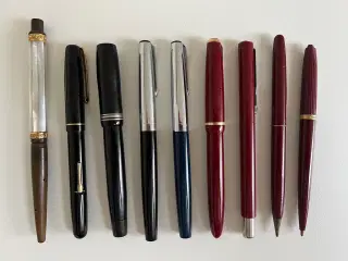 Fyldepenne, kuglepenne & stiftblyant - VINTAGE