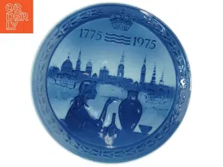 Royal Copenhagen Jubilæumsplatte fra Royal Copenhagen (str. Diameter 18 cm)