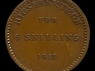 6 Skilling 1813