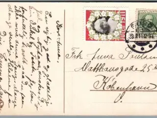 Julemærke 1911 på Postkort