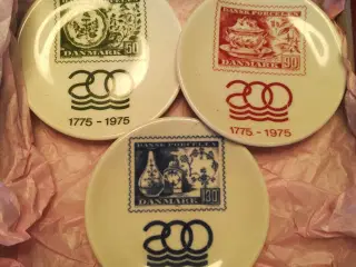 Royal Copenhagen frimærkeplatter