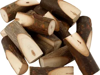 Trægren med skråsnit - 15 stk. til kreative projekter