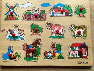 Puslespil med knopper